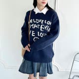 手書き風ロゴニットトップス | Outfitter lab | 詳細画像12 