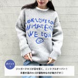 手書き風ロゴニットトップス | Outfitter lab | 詳細画像2 