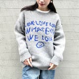 手書き風ロゴニットトップス | Outfitter lab | 詳細画像6 