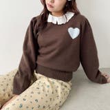 ワンポイントハートニットトップス | Outfitter lab | 詳細画像13 