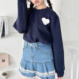 ワンポイントハートニットトップス | Outfitter lab | 詳細画像15 