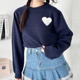 ワンポイントハートニットトップス | Outfitter lab | 詳細画像16 