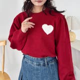ワンポイントハートニットトップス | Outfitter lab | 詳細画像20 