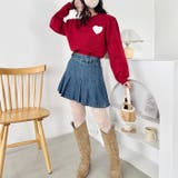 ワンポイントハートニットトップス | Outfitter lab | 詳細画像24 