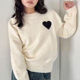 ワンポイントハートニットトップス | Outfitter lab | 詳細画像5 