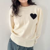 ワンポイントハートニットトップス | Outfitter lab | 詳細画像6 