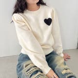 ワンポイントハートニットトップス | Outfitter lab | 詳細画像7 