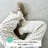 裾フリル小花柄コーデュロイパンツ | Outfitter lab | 詳細画像3 