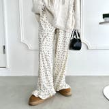 裾フリル小花柄コーデュロイパンツ | Outfitter lab | 詳細画像5 