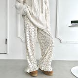 裾フリル小花柄コーデュロイパンツ | Outfitter lab | 詳細画像6 