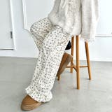 裾フリル小花柄コーデュロイパンツ | Outfitter lab | 詳細画像8 