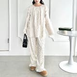 裾フリル小花柄コーデュロイパンツ | Outfitter lab | 詳細画像9 