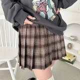 チェック柄プリーツミニスカパン | Outfitter lab | 詳細画像10 