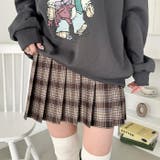チェック柄プリーツミニスカパン | Outfitter lab | 詳細画像11 