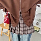 チェック柄プリーツミニスカパン | Outfitter lab | 詳細画像13 