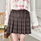 チェック柄プリーツミニスカパン | Outfitter lab | 詳細画像7 