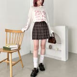 チェック柄プリーツミニスカパン | Outfitter lab | 詳細画像9 