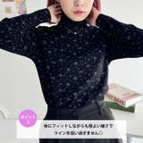 小花柄ハイネックトップス | Outfitter lab | 詳細画像4 