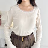 レース付き長袖インナートップス | Outfitter lab | 詳細画像16 