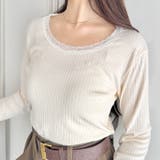 レース付き長袖インナートップス | Outfitter lab | 詳細画像17 