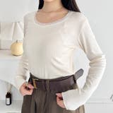 レース付き長袖インナートップス | Outfitter lab | 詳細画像18 