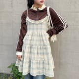 チェック柄フリルティアードチュニック | Outfitter lab | 詳細画像11 