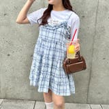 チェック柄フリルティアードチュニック | Outfitter lab | 詳細画像20 