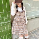 チェック柄フリルティアードチュニック | Outfitter lab | 詳細画像25 