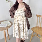 チェック柄フリルティアードチュニック | Outfitter lab | 詳細画像31 