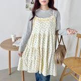 チェック柄フリルティアードチュニック | Outfitter lab | 詳細画像33 