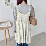 チェック柄フリルティアードチュニック | Outfitter lab | 詳細画像36 