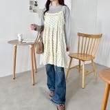 チェック柄フリルティアードチュニック | Outfitter lab | 詳細画像37 