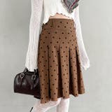 ドットプリーツミディスカート | Outfitter lab | 詳細画像12 