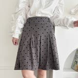 ドットプリーツミディスカート | Outfitter lab | 詳細画像17 