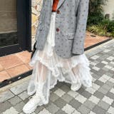 ボリュームフリルチュールスカート | Outfitter lab | 詳細画像14