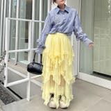 ボリュームフリルチュールスカート | Outfitter lab | 詳細画像47 
