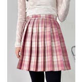 ピンク | チェックプリーツミニスカパン | Outfitter lab