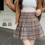 チェックミニ丈プリーツスカパン | Outfitter lab | 詳細画像1 