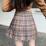 チェックミニ丈プリーツスカパン | Outfitter lab | 詳細画像12 