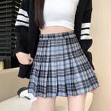 チェックミニ丈プリーツスカパン | Outfitter lab | 詳細画像6 