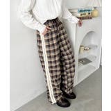 ブラウン系その他 | プチレースサイドラインパンツ | Outfitter lab