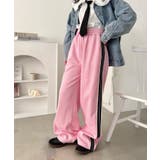 ピンク | プチレースサイドラインパンツ | Outfitter lab