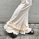 ダブルフリルリブフレアパンツ | Outfitter lab | 詳細画像13