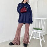 ダブルフリルリブフレアパンツ | Outfitter lab | 詳細画像19 