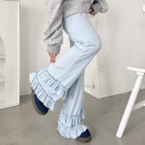 ダブルフリルリブフレアパンツ | Outfitter lab | 詳細画像27 