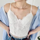 ドットチュールレースランジェリー風キャミソール | Outfitter lab | 詳細画像13 