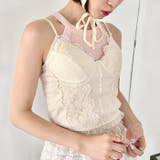 ドットチュールレースランジェリー風キャミソール | Outfitter lab | 詳細画像16 