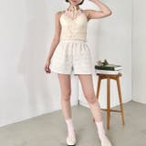 ドットチュールレースランジェリー風キャミソール | Outfitter lab | 詳細画像19 