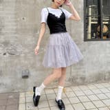 ドットチュールレースランジェリー風キャミソール | Outfitter lab | 詳細画像9 