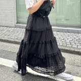 コットンフラワーレースフリルスカート | Outfitter lab | 詳細画像13